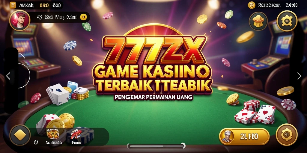 Screenshot gameplay <strong>777ZX</strong> menampilkan aksi kasino yang mendebarkan.