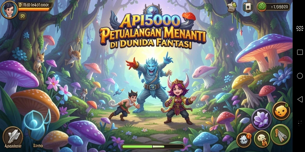Tangkapan layar menunjukkan petualangan seru dalam API5000.