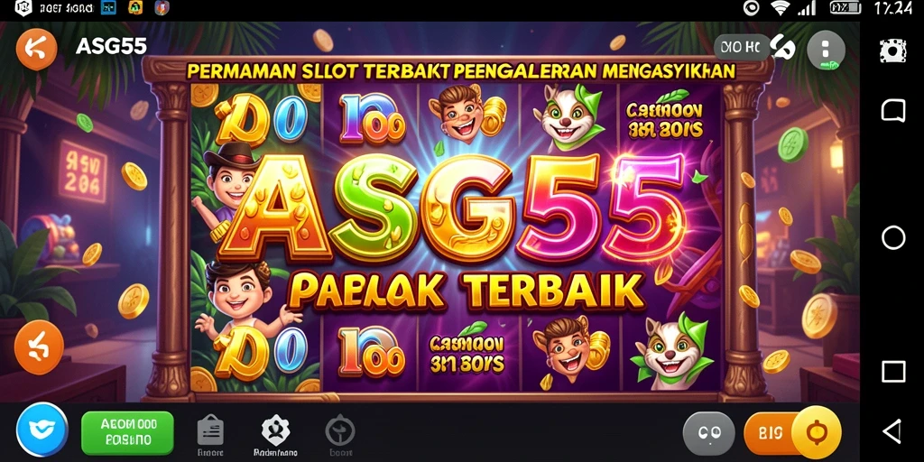 Screenshot gameplay ASG55 dengan tampilan slot yang mengasyikkan.