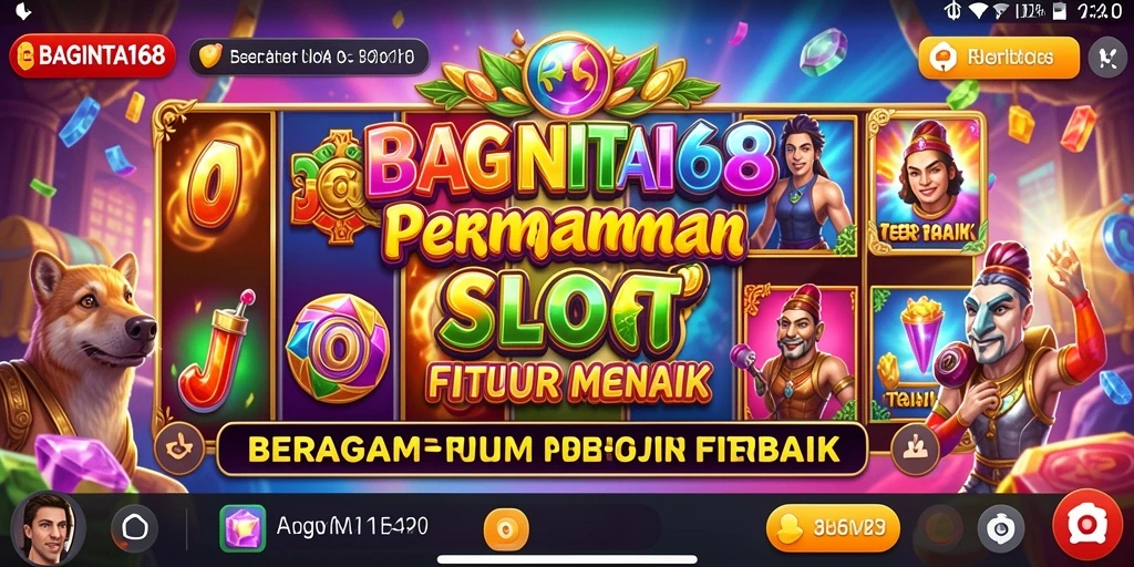 Tampilan menarik dari permainan Slot di BAGINTA168