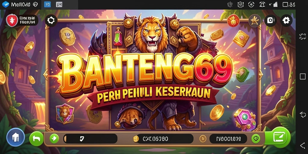 Tampilan gameplay BANTENG69 yang mengasyikkan dan penuh warna.