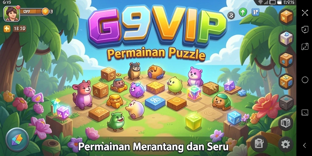 Tampilan grafik menarik dan gameplay Puzzle yang seru.