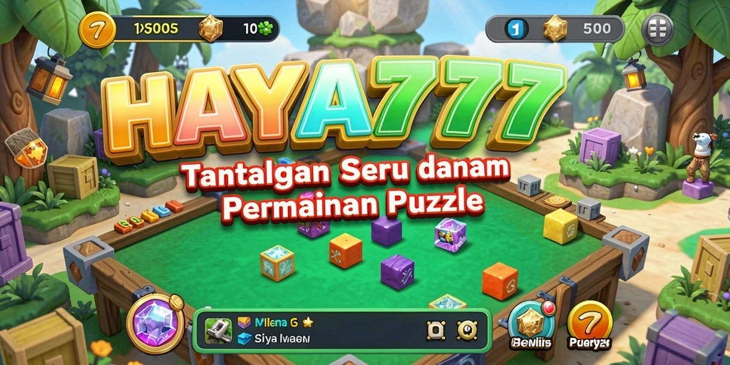 Screenshot gameplay HAYA777 yang menampilkan tantangan Puzzle yang menarik.