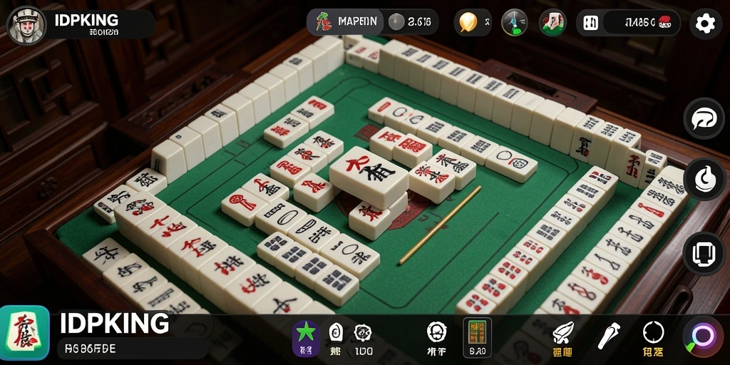 Tampilan menarik dalam gameplay Mahjong IDPKING yang mengasyikkan.