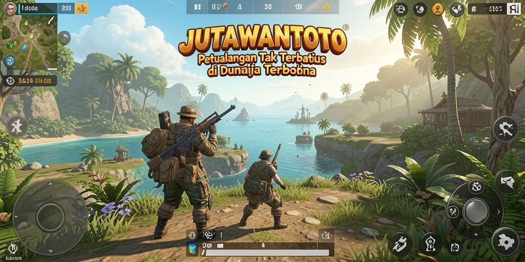 Menampilkan aksi seru dalam dunia terbuka JUTAWANTOTO.