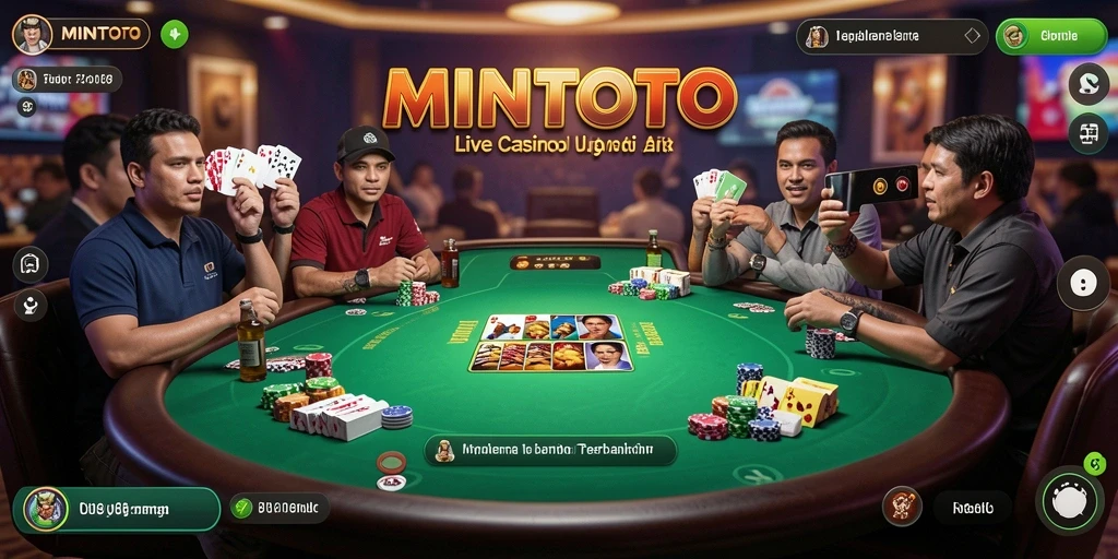 Tampilan gameplay MINTOTO dengan dealer live yang profesional.