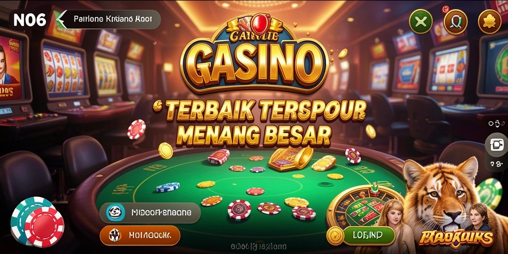 Screenshot utama N06 menampilkan pengalaman bermain Kasino yang menarik.