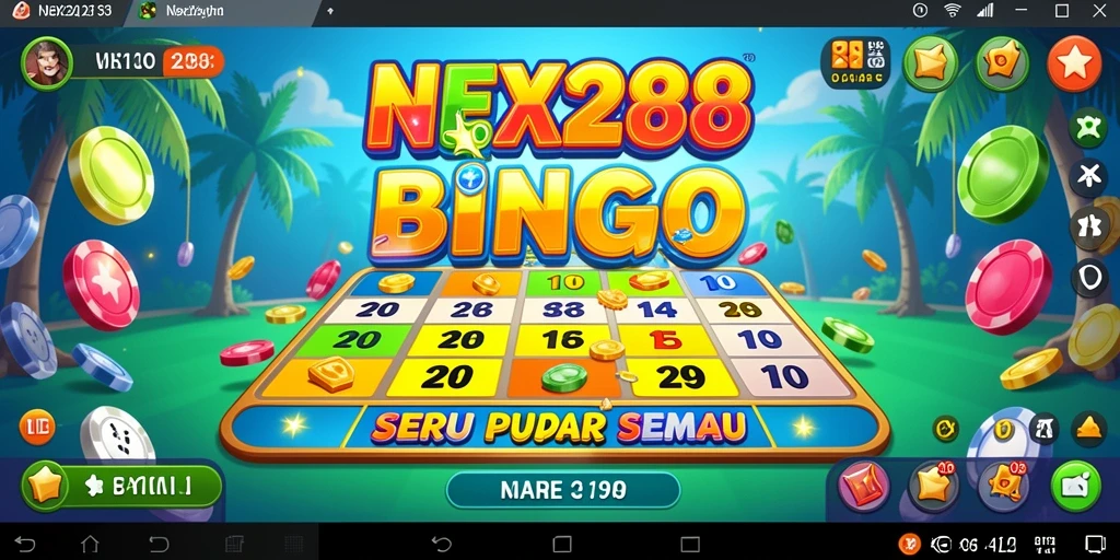 Tampilan gameplay NEX288 yang seru dan interaktif untuk Bingo.