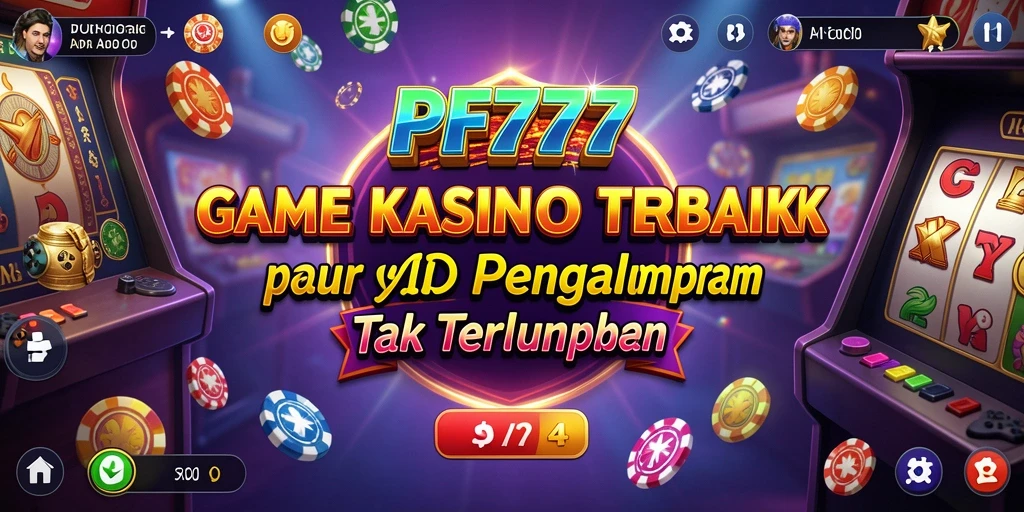 Tangkapan layar PF777 menampilkan permainan Kasino dengan grafis yang menarik dan interaktif.