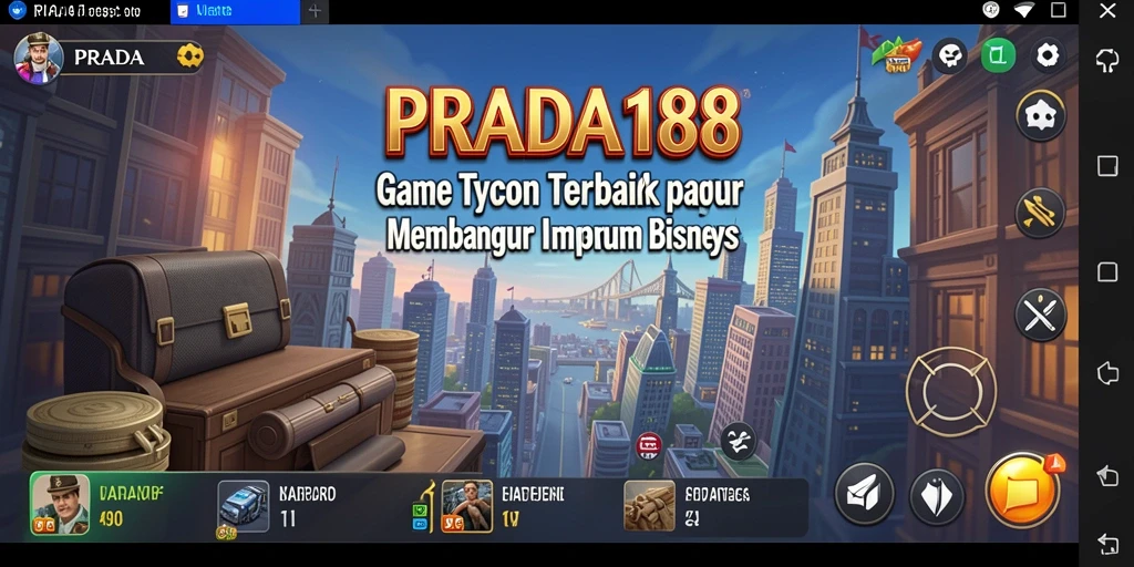 Tampilan gameplay Tycoon yang seru dan mendebarkan.