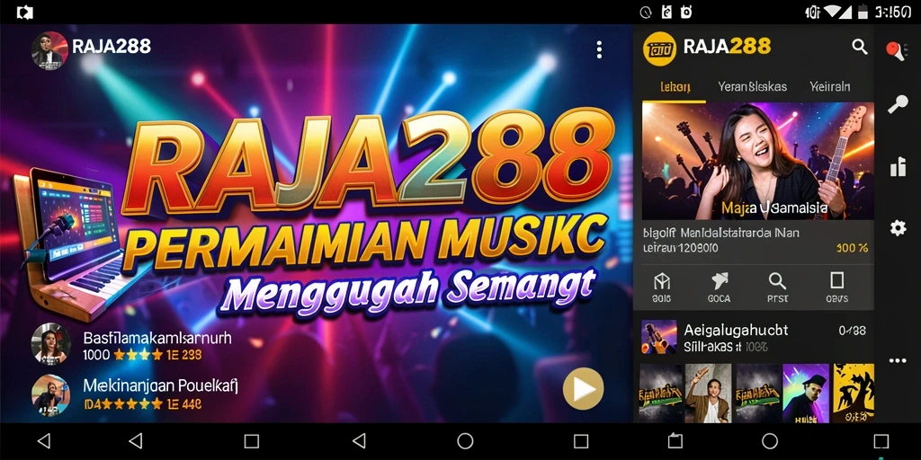 Tampilan gameplay RAJA288 yang seru dan interaktif.