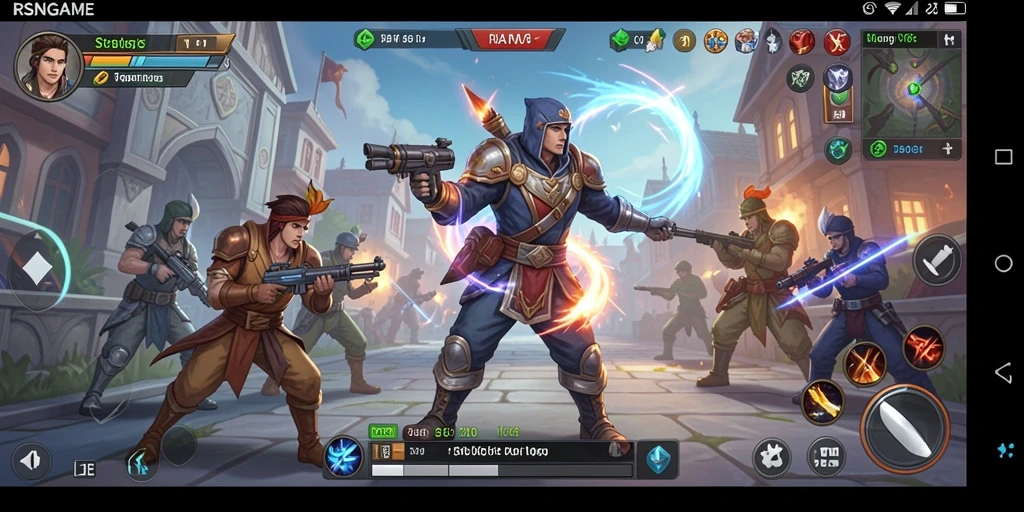 Tampilan gameplay RSNGAME yang menegangkan dan strategis.