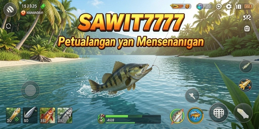 Tampilan gameplay SAWIT777 yang memukau saat menangkap ikan.