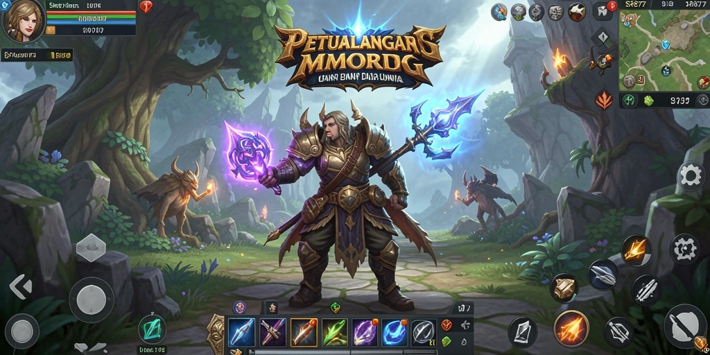 Tampilan gameplay menarik dalam dunia fantasi SR877.