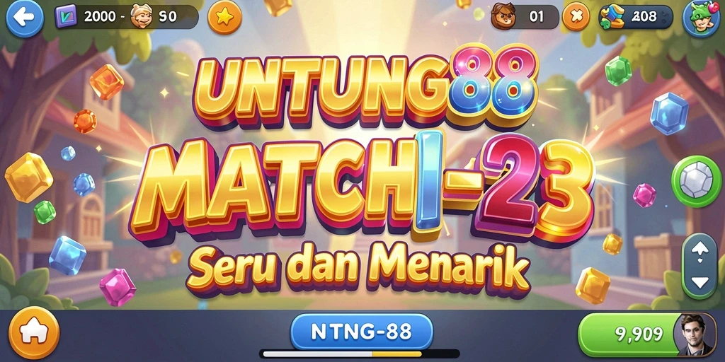 Tampilan gameplay UNTUNG88 yang penuh warna dan menantang.