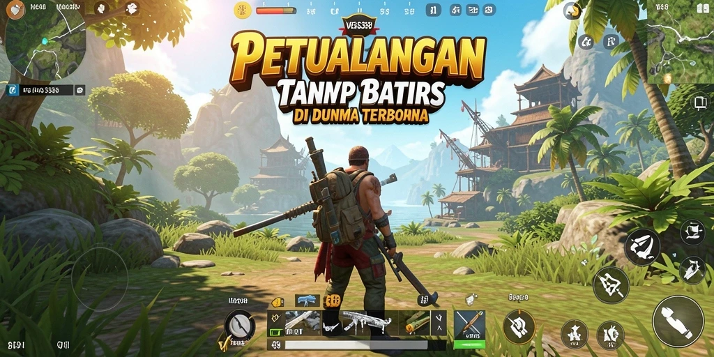 Tangkapan layar menampilkan petualangan mendebarkan di dunia terbuka VEGAS338.