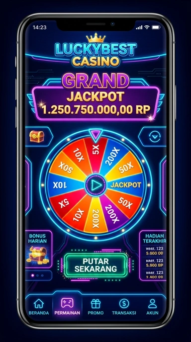 Katalog aplikasi beragam di luckybest, cocok untuk semua kalangan.